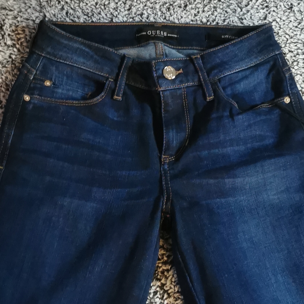 guess sexy curve crop jeans
